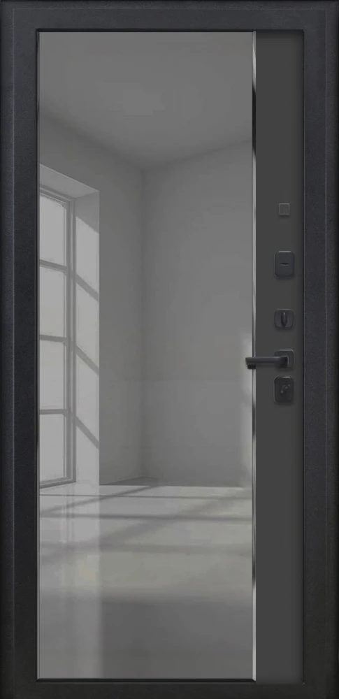 Входная дверь ДвериПРО Термо медный антик ФЛЗ-618 Черный кварц DPRO227971 внутренняя сторона