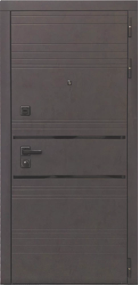 Входная дверь ДвериПРО L-43 ФЛ-185 (10мм, ПВХ ясень белый) DPRO195571 внешняя сторона