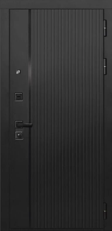 Входная дверь ДвериПРО L-45 ПВХ 10мм Астрод Velutto Bianco DPRO196736 внешняя сторона