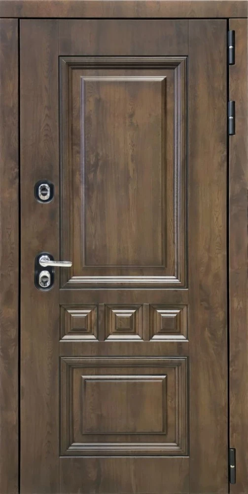 Входная дверь ДвериПРО Аура ФЛ 244 беленый дуб DPRO198203 внешняя сторона