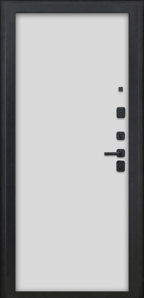 Входная дверь ДвериПРО Модель Л-46 Гладкая Белый матовый DPRO227904 внутренняя сторона