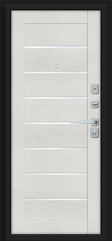 Входная дверь Прайм/BChrome Almon/Bianco Melinga BR6164 внутренняя сторона