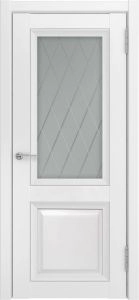 Межкомнатная дверь Лу-162 (белый эмалит, 900x2000)