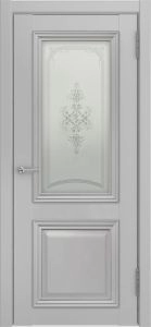 Межкомнатная дверь Лу-172 (серый эмалит, 900x2000)
